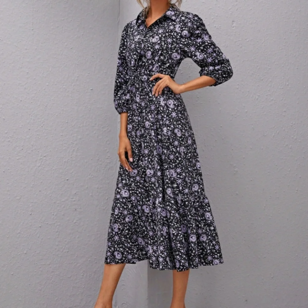 NEW Drawstring Shirt Dress - Picture 3 of 7